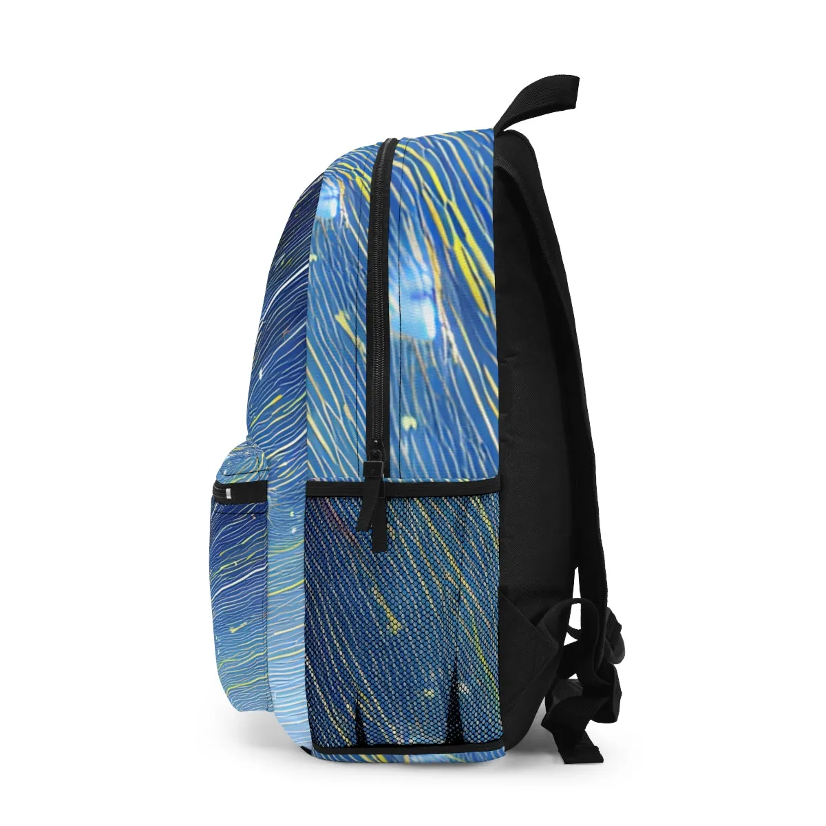 Shine Bright with Our Blue Starry Backpack!