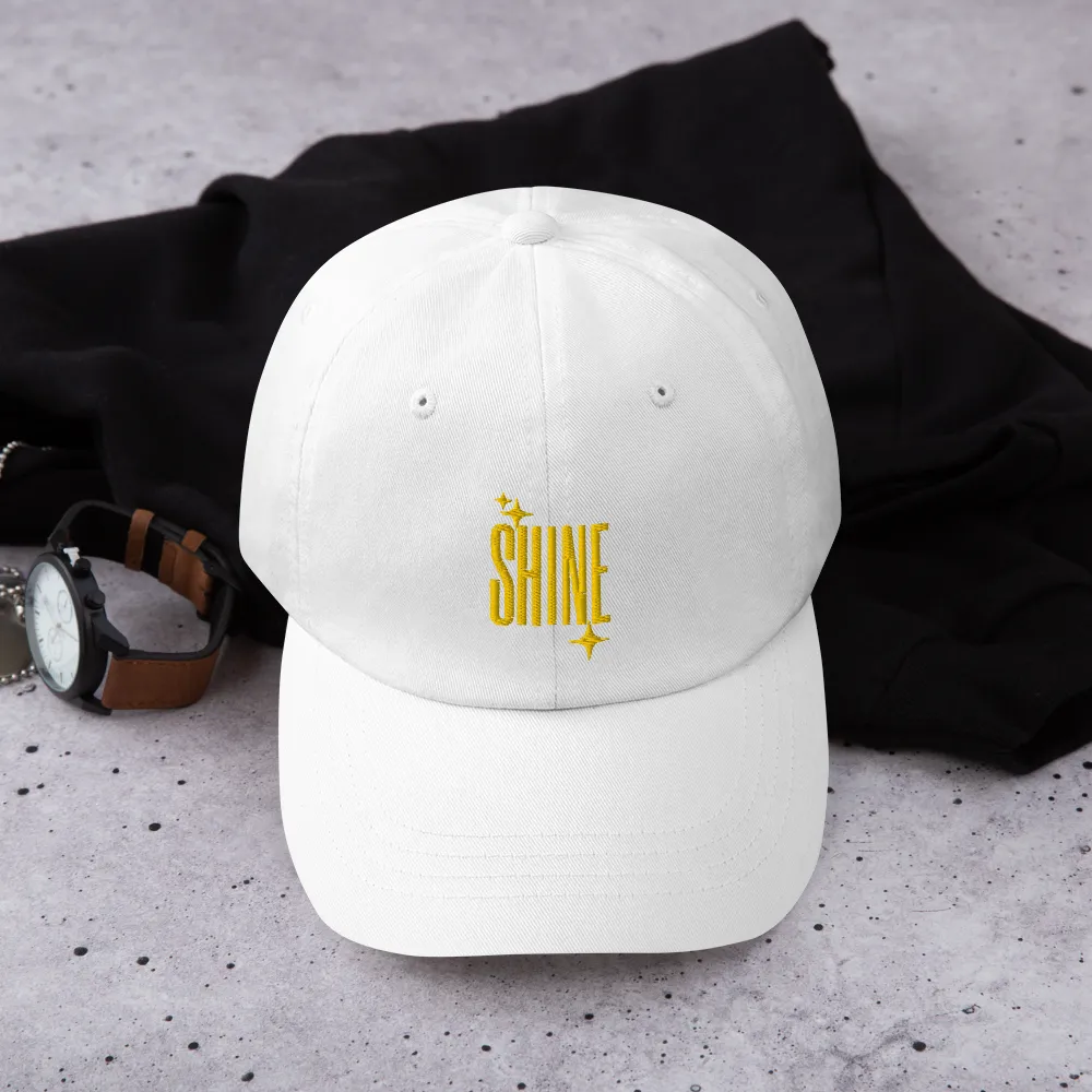 Shine Embroidered Dad Hat