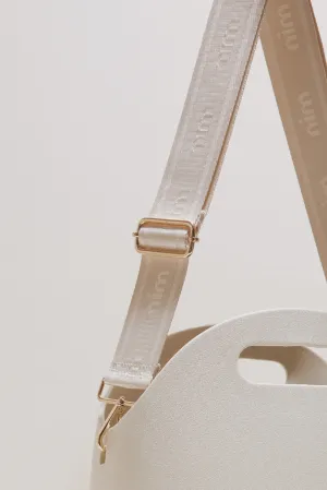 Shoulder Strap Cream/Gold Mono