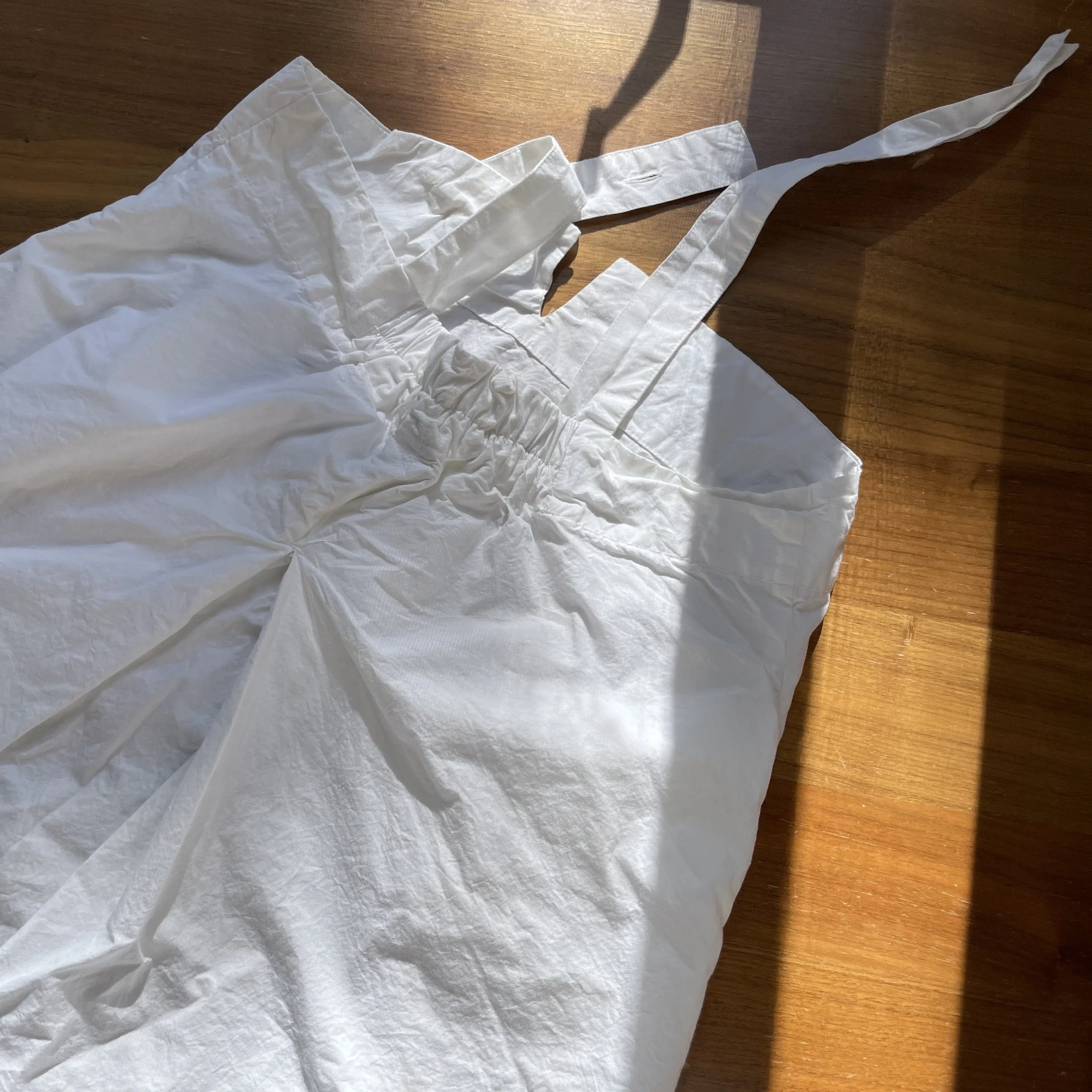 Shoulder Strap Dress White