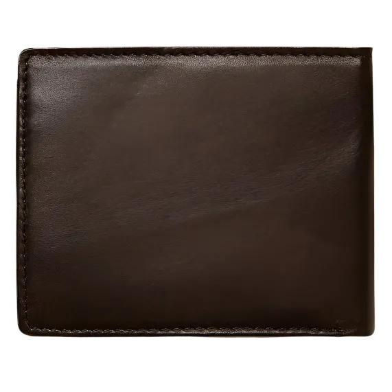 Single Stone Leather Wallet - Brown Stone