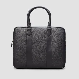 Single Zip Brief Scotch Grain Nero