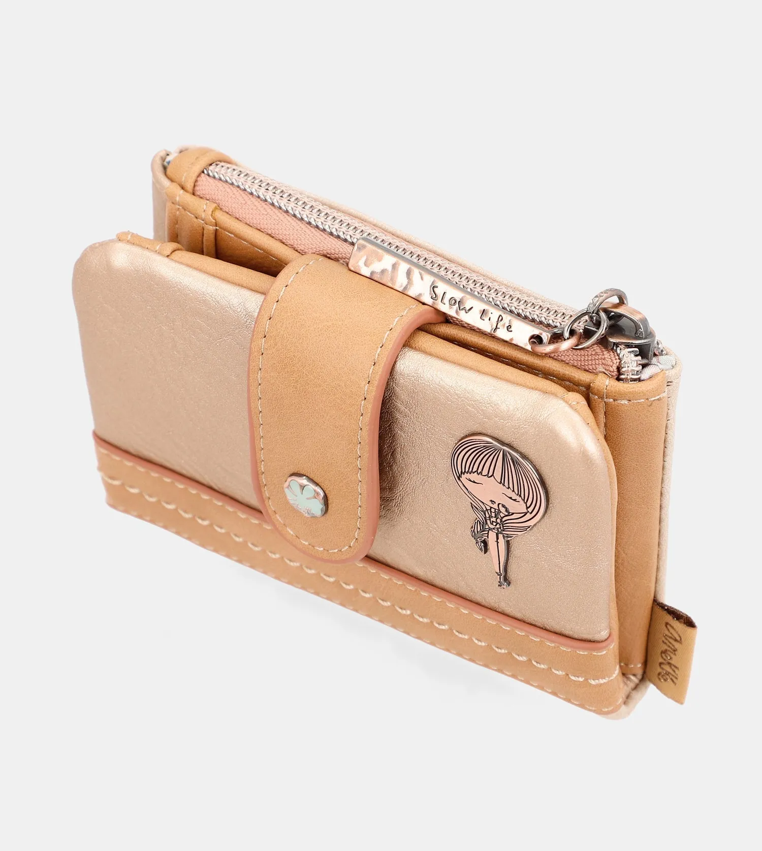Slow Life Small flexible wallet