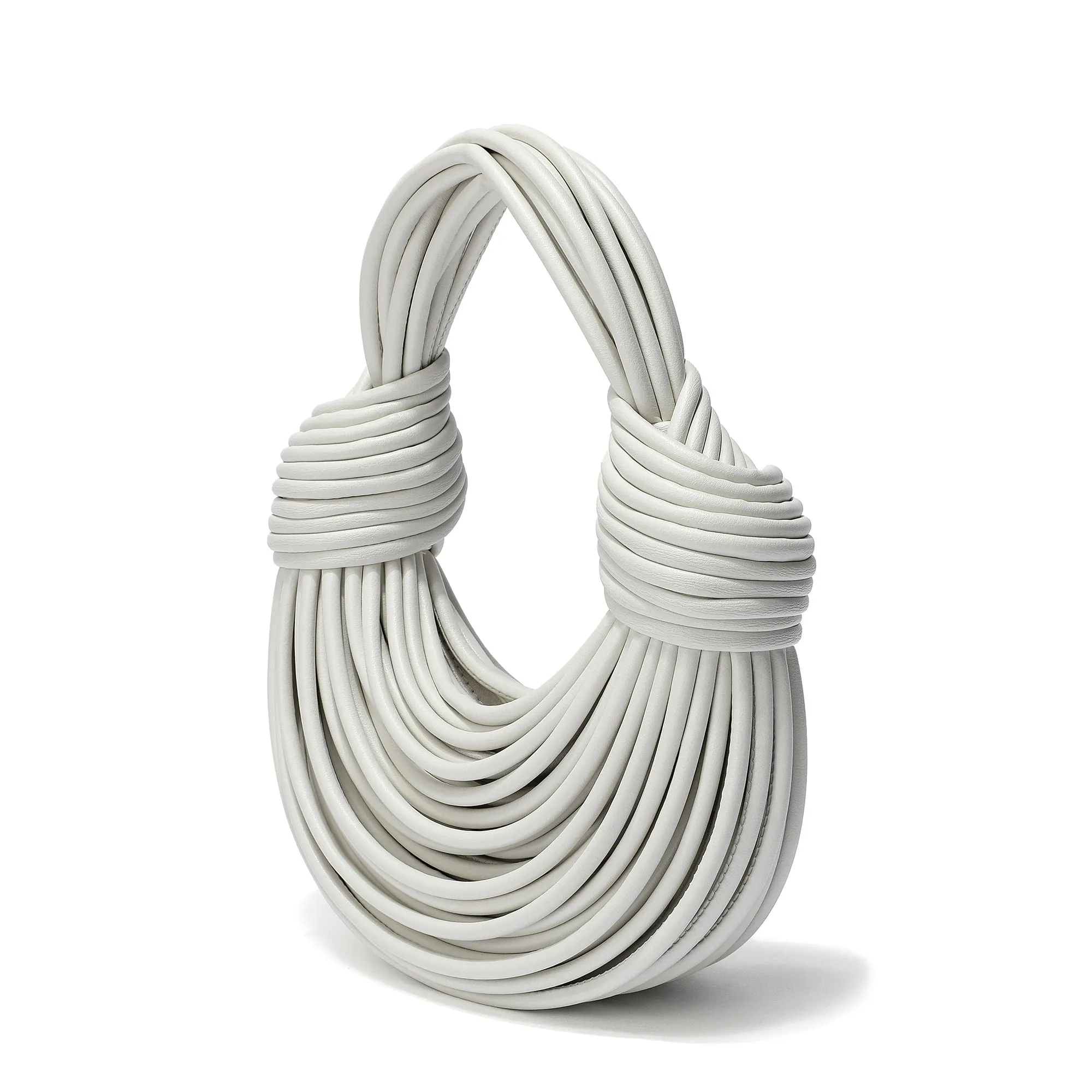 Smooth Leather String Bag