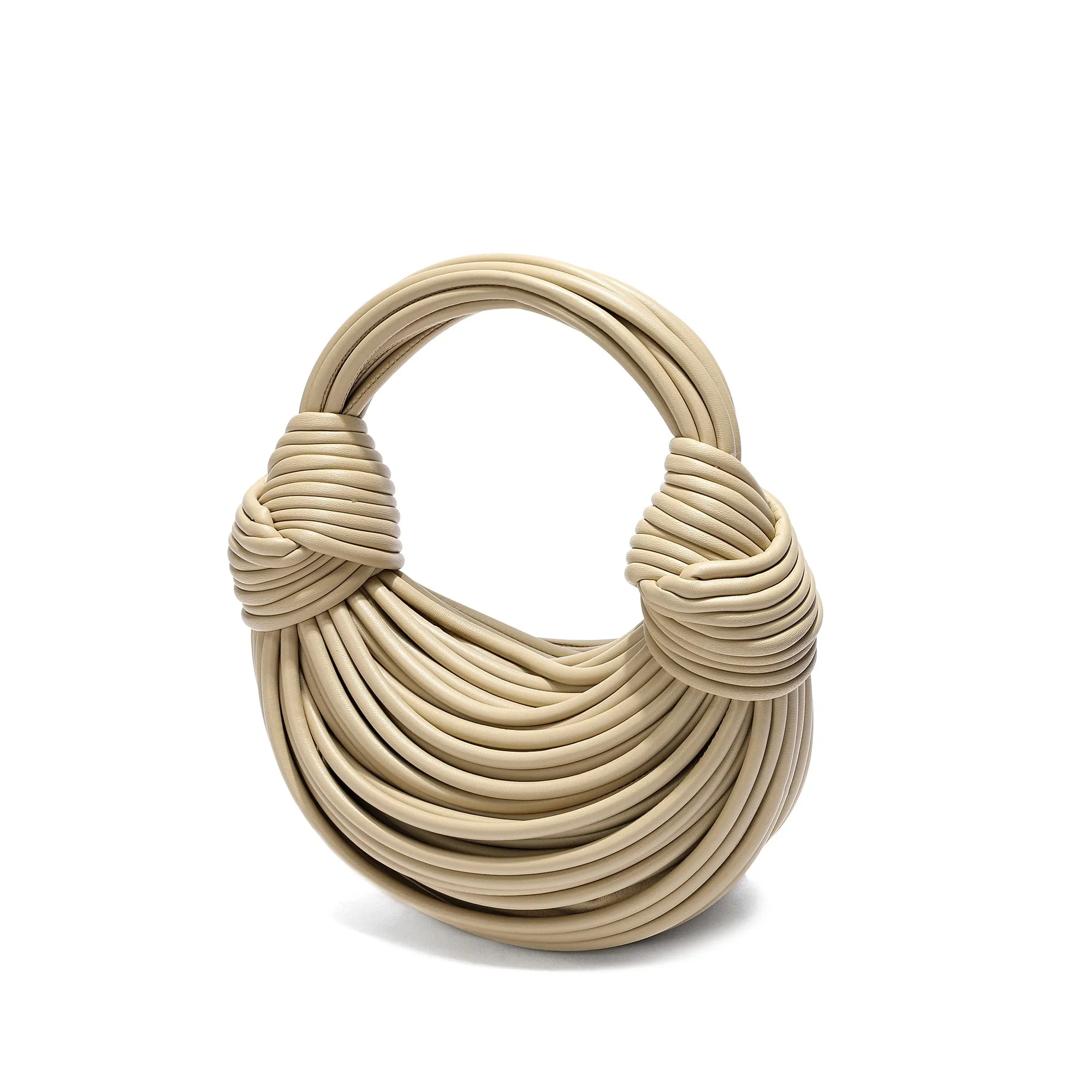 Smooth Leather String Bag