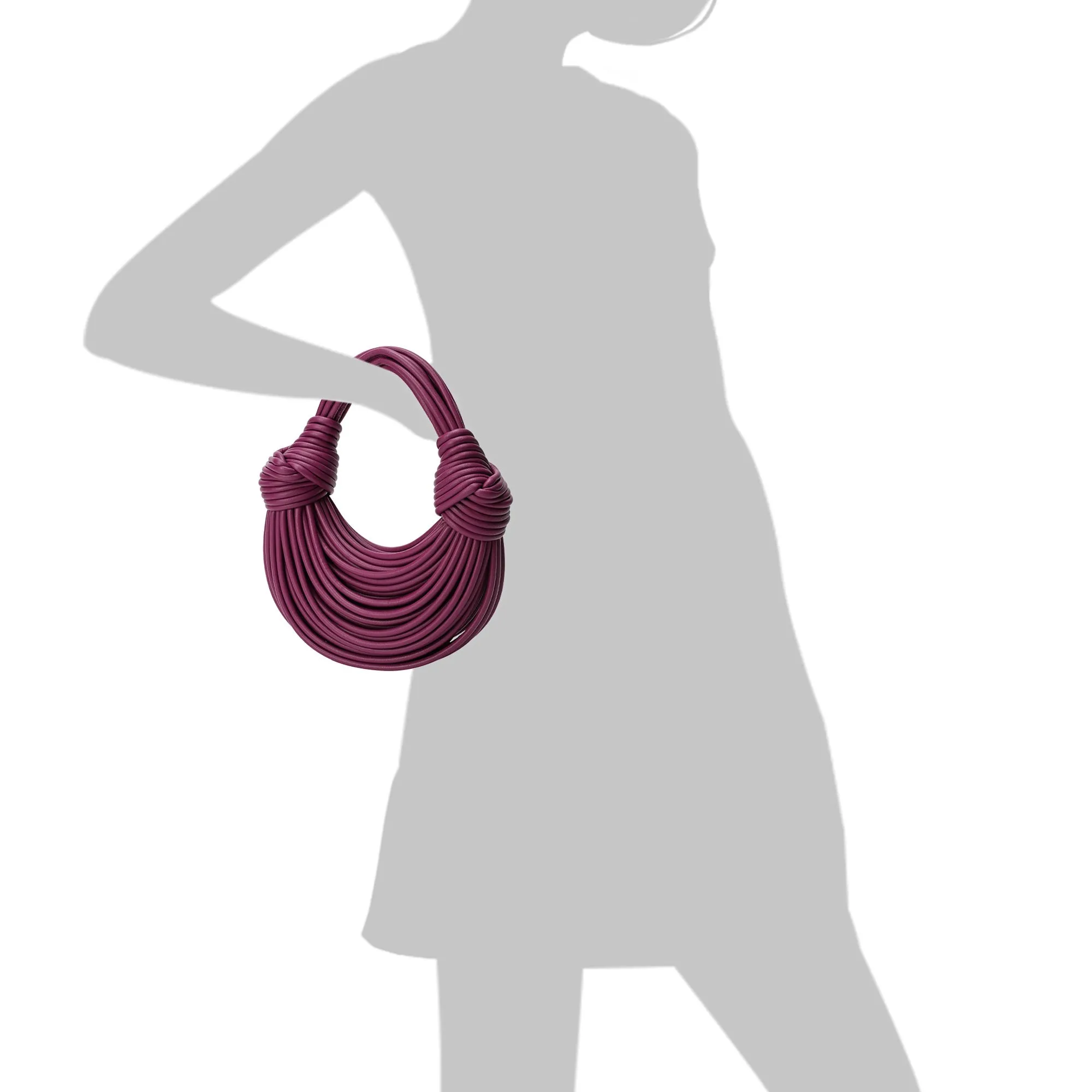 Smooth Leather String Bag