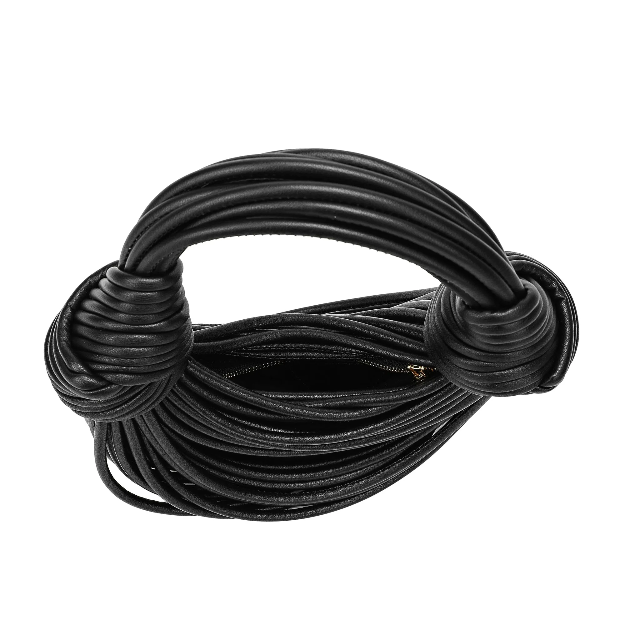 Smooth Leather String Bag
