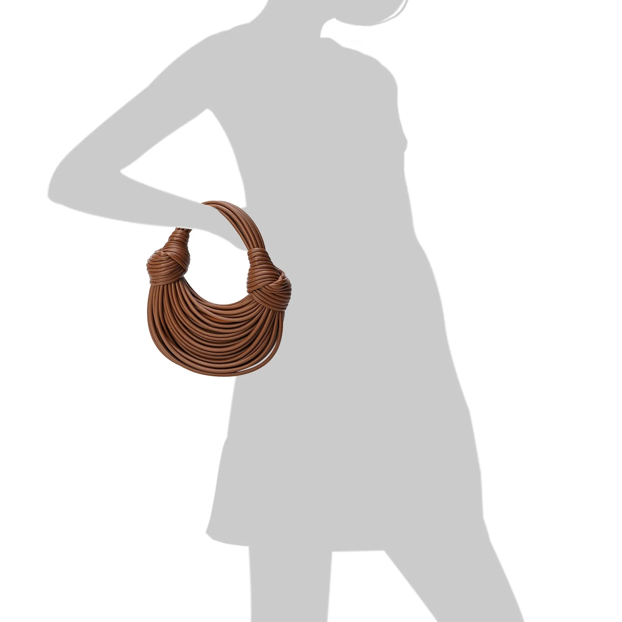 Smooth Leather String Bag