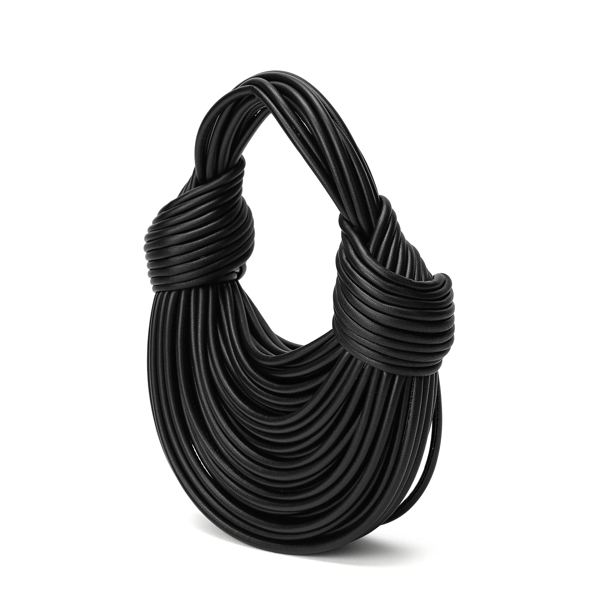 Smooth Leather String Bag