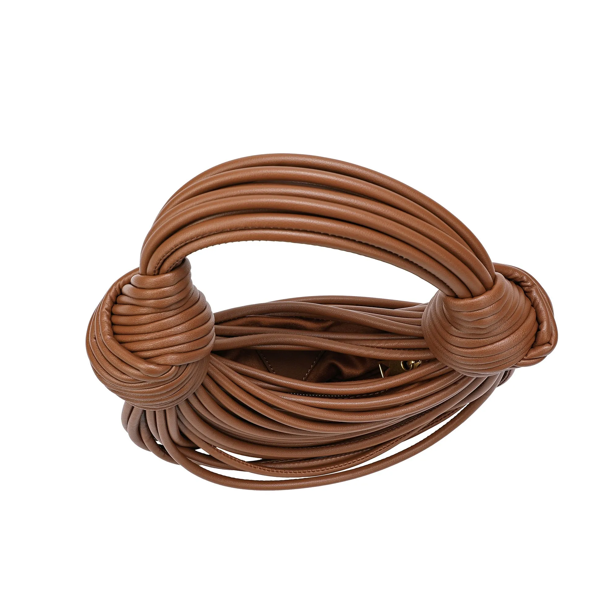 Smooth Leather String Bag