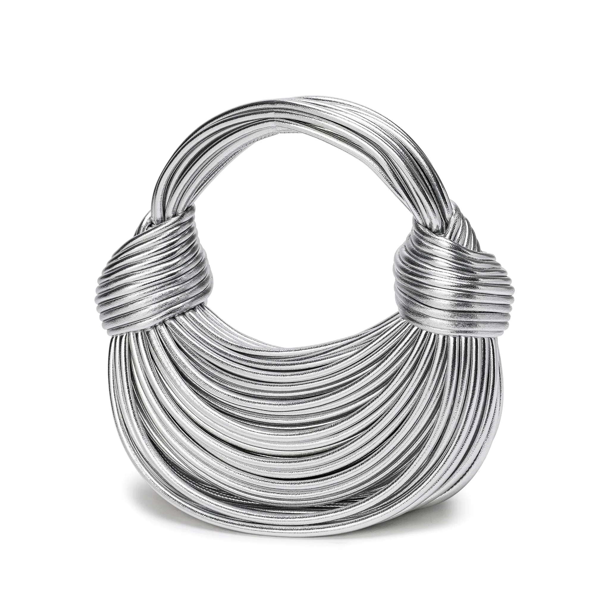 Smooth Leather String Bag