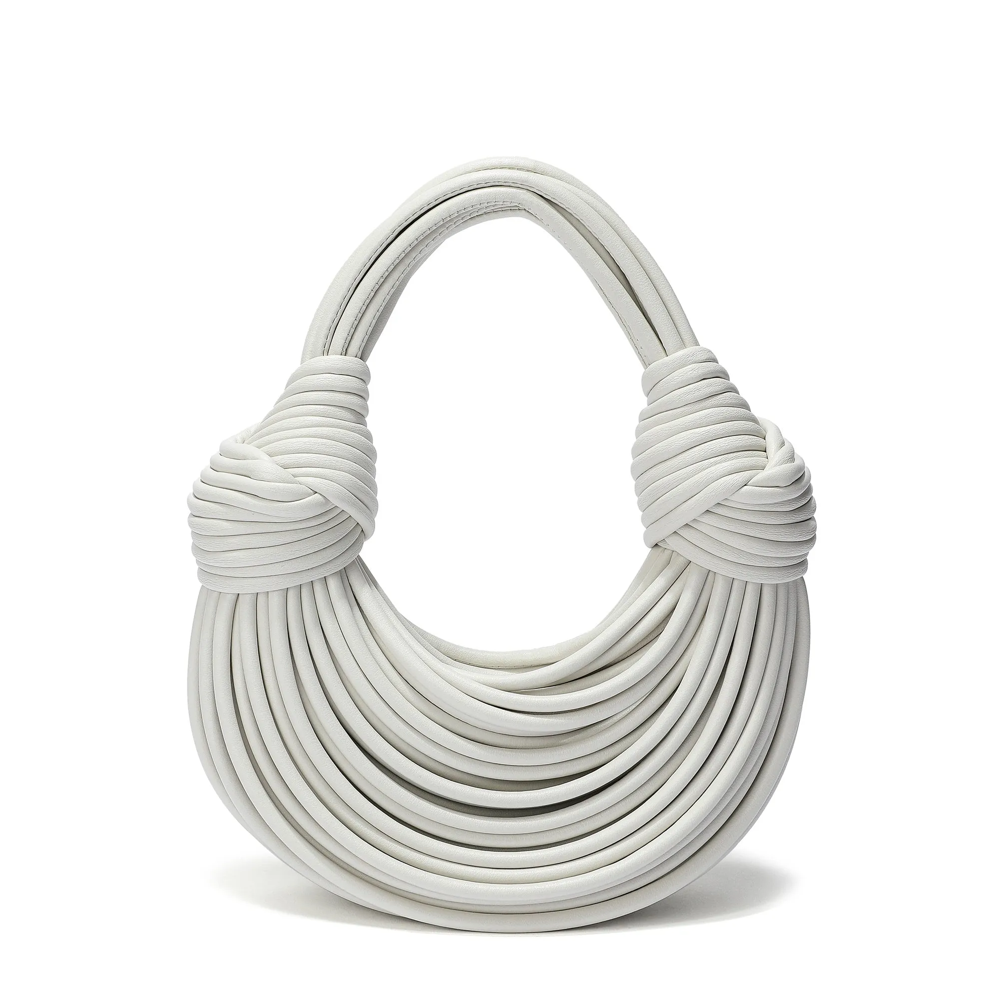 Smooth Leather String Bag