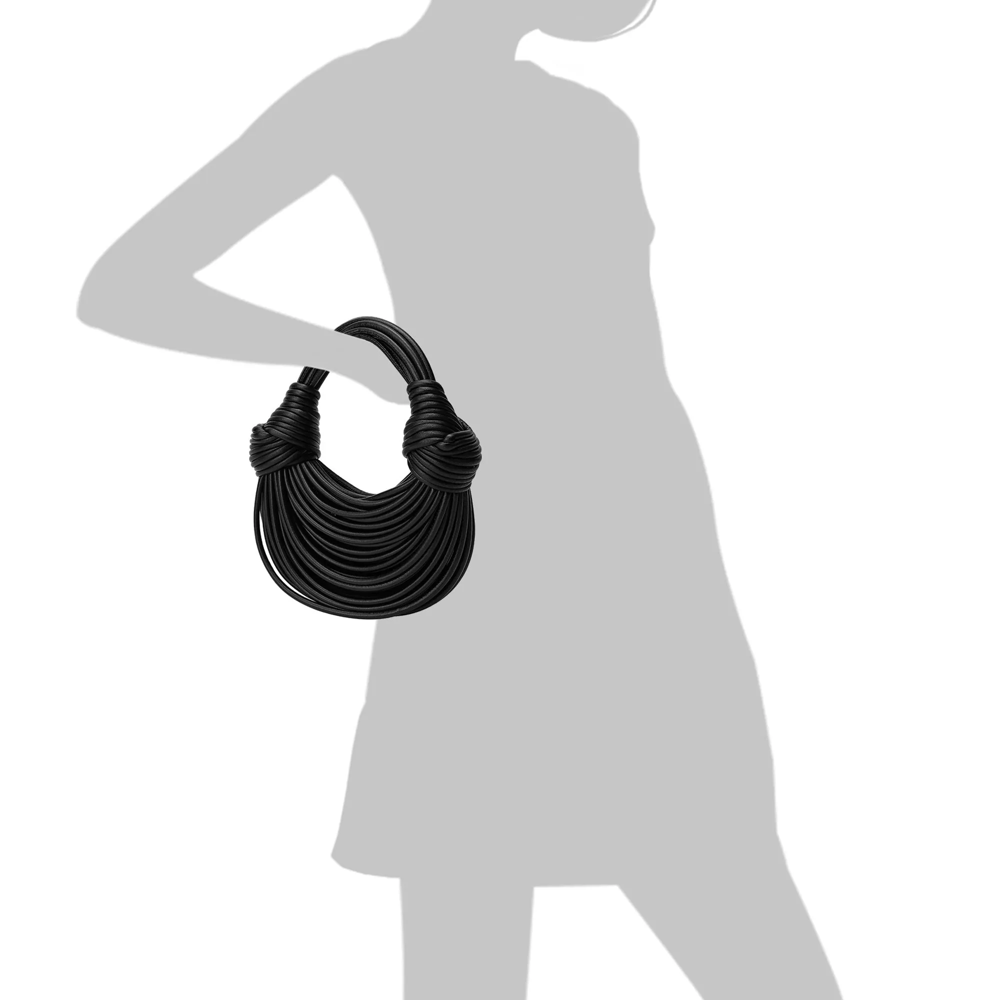 Smooth Leather String Bag