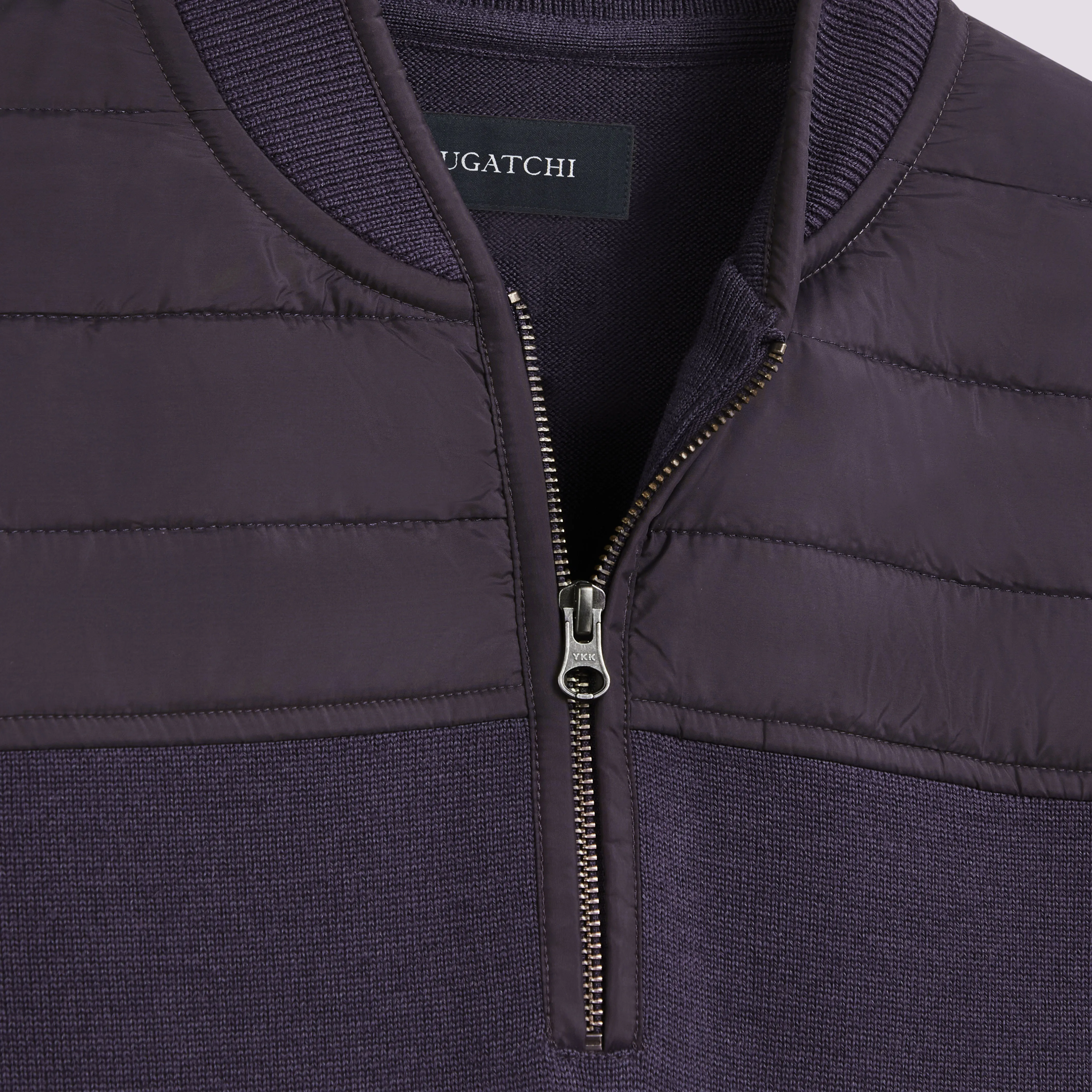Solid Quarter Zip Sweater