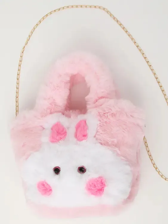 Sparkle Sisters Furry Bunny Tote