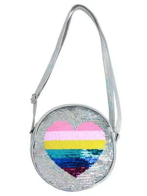 Sparkle Sisters Rainbow Heart Purse