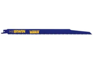 Stanley® Products Nail Embedded Wood Cutting Reciprocating Blades, 6 in, 6 TPI, 25/PK, 372656B