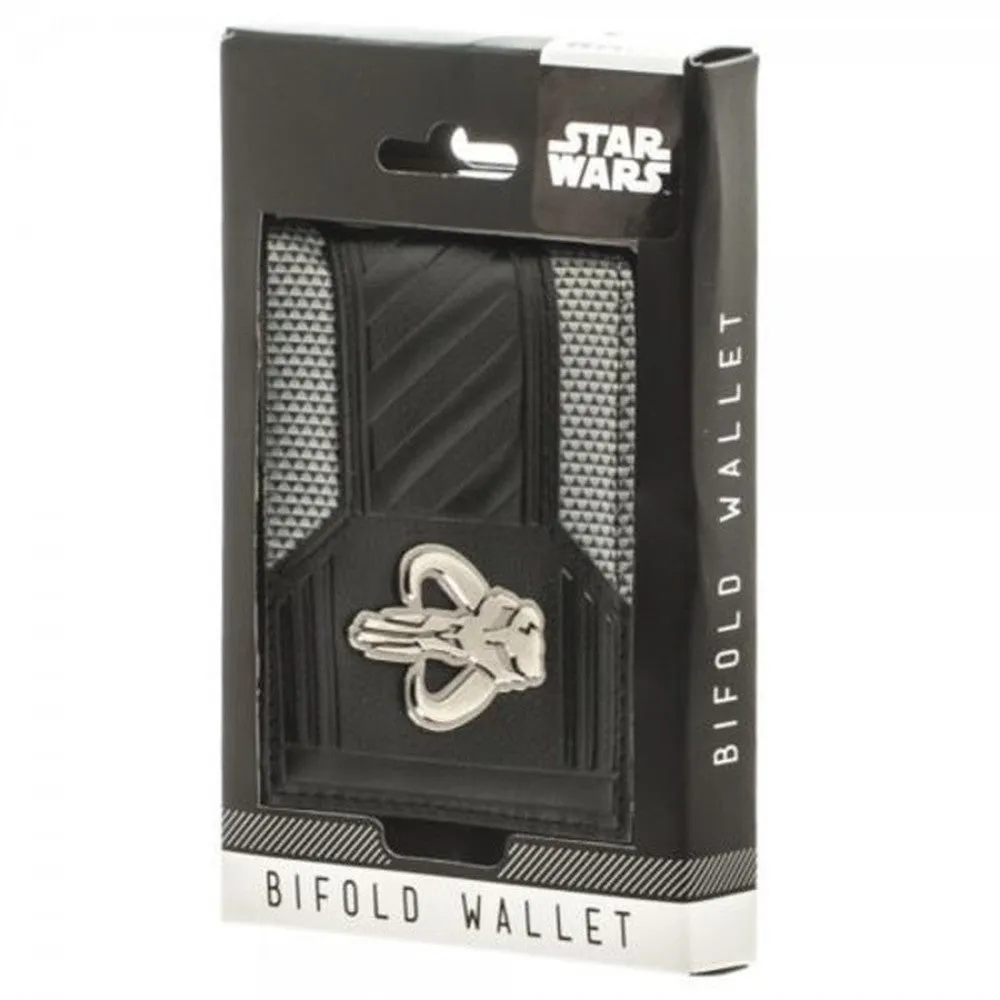 Star Wars Mandalorian Mix Material Bi-Fold Gift Boxed Wallet
