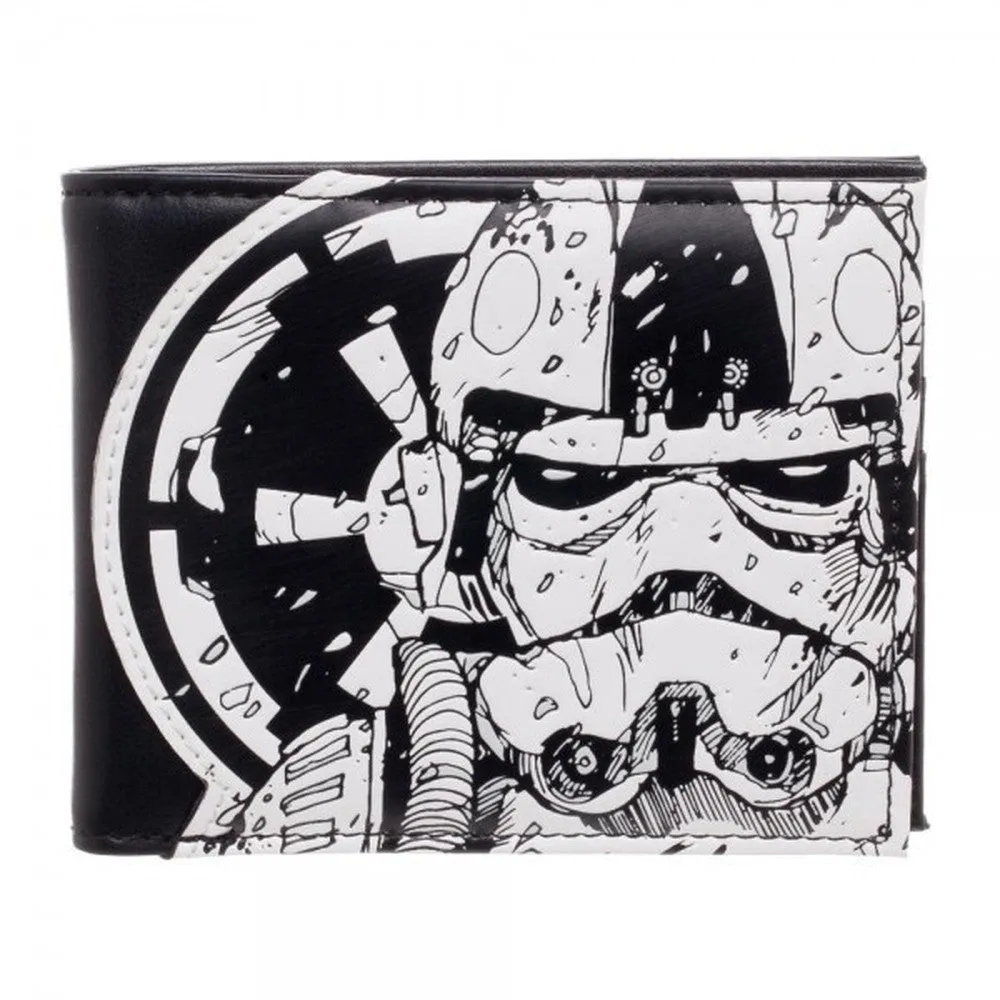 Star Wars Stormtrooper Galactic Empire Logo Bi-Fold Wallet