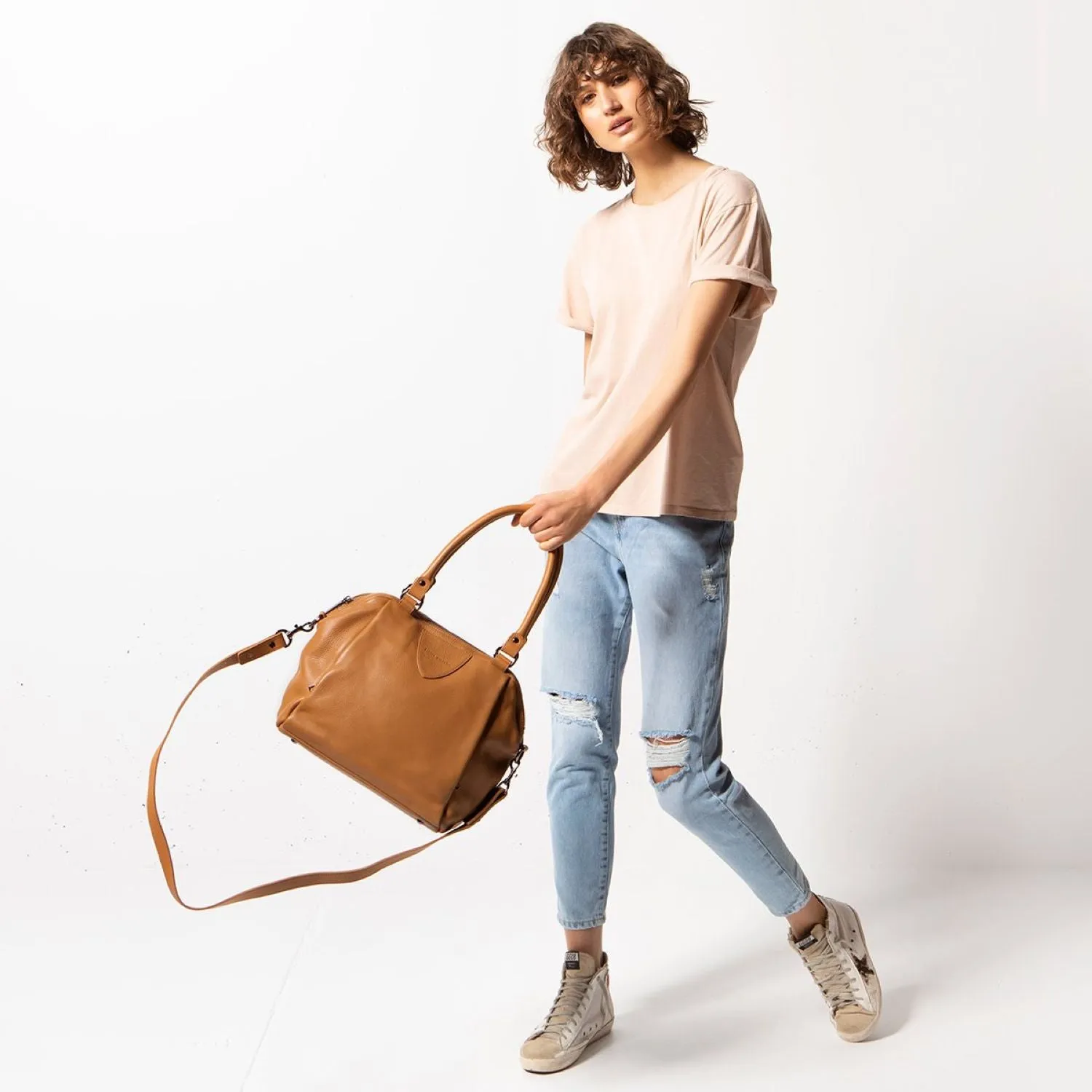 Status Anxiety Force Of Being Italian Leather Crossbody