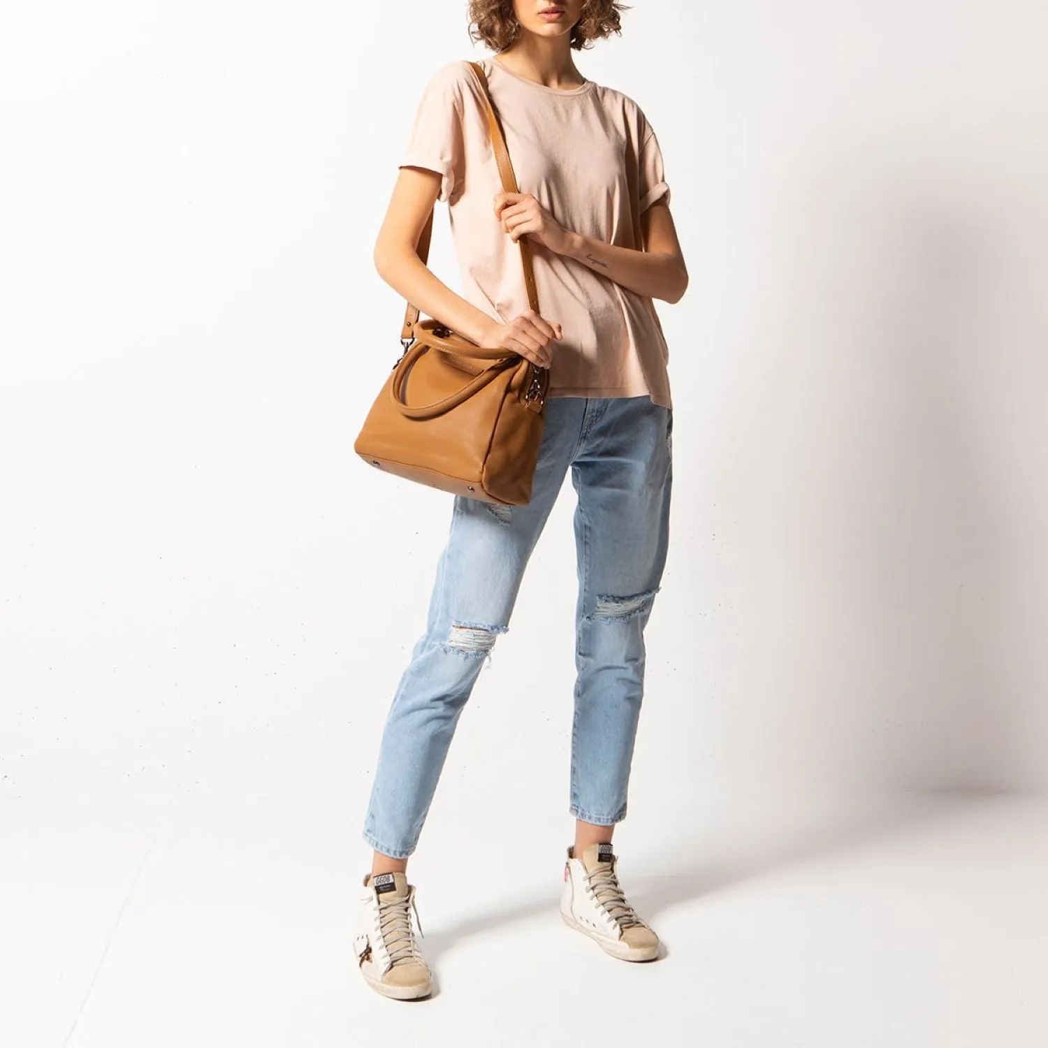 Status Anxiety Last Mountains Leather Crossbody