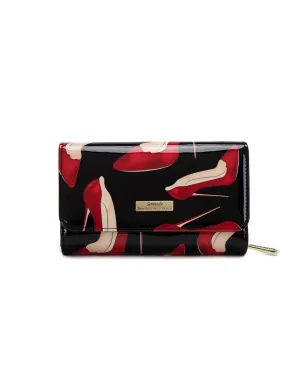 STILETTO MED LEATHER RFID WALLET- WSF1902