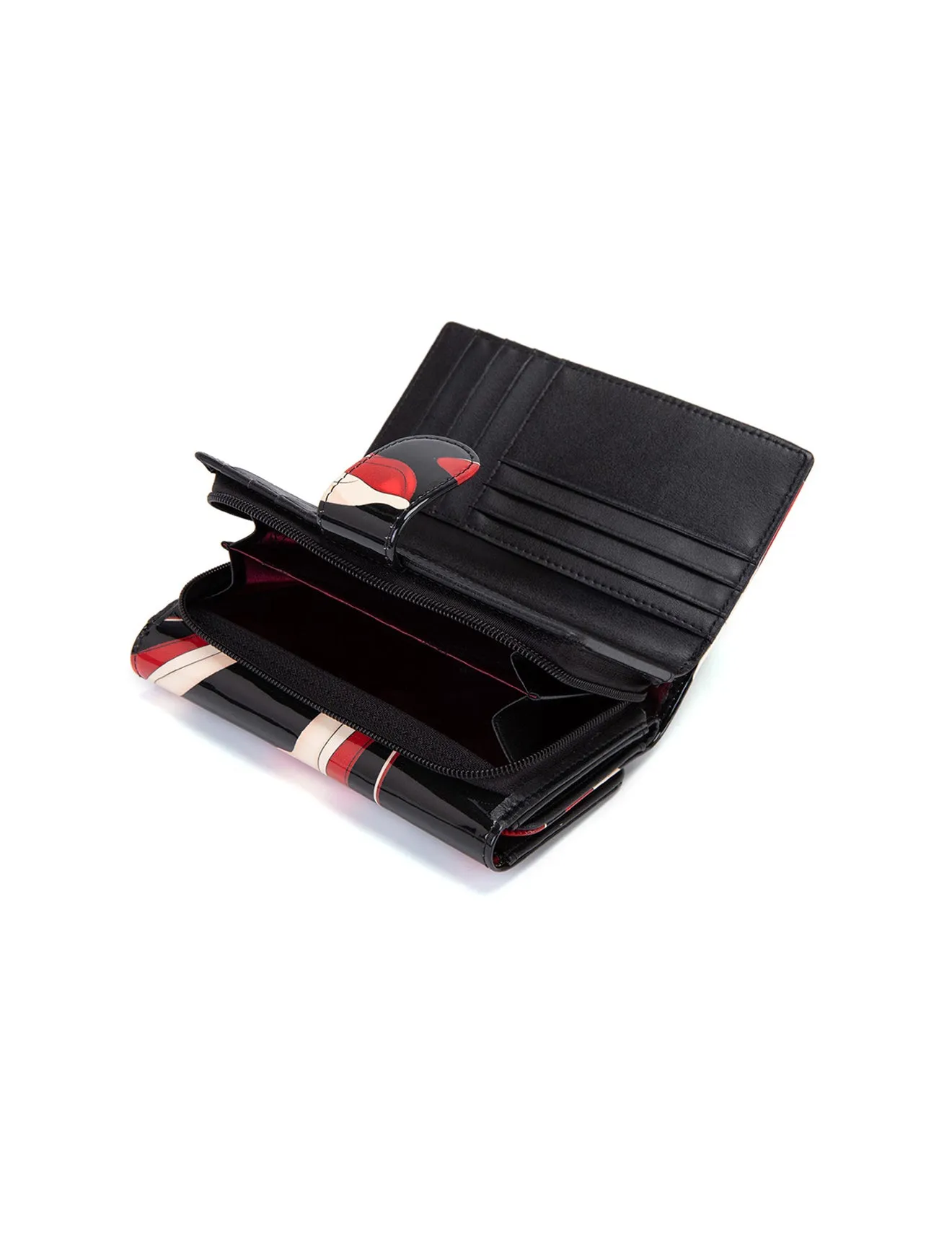 STILETTO MED LEATHER RFID WALLET- WSF1902