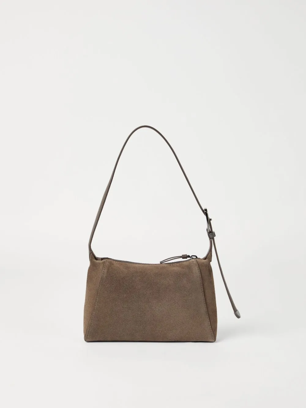 Suede bc duo bag with shiny details