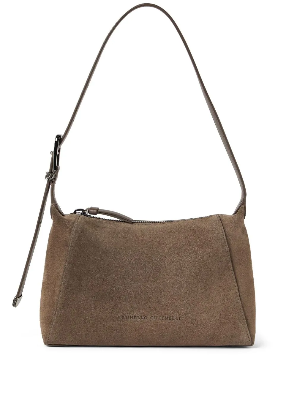 Suede bc duo bag with shiny details