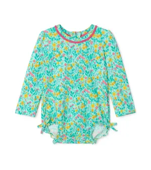 Summer Garden Rashguard Swimsuit