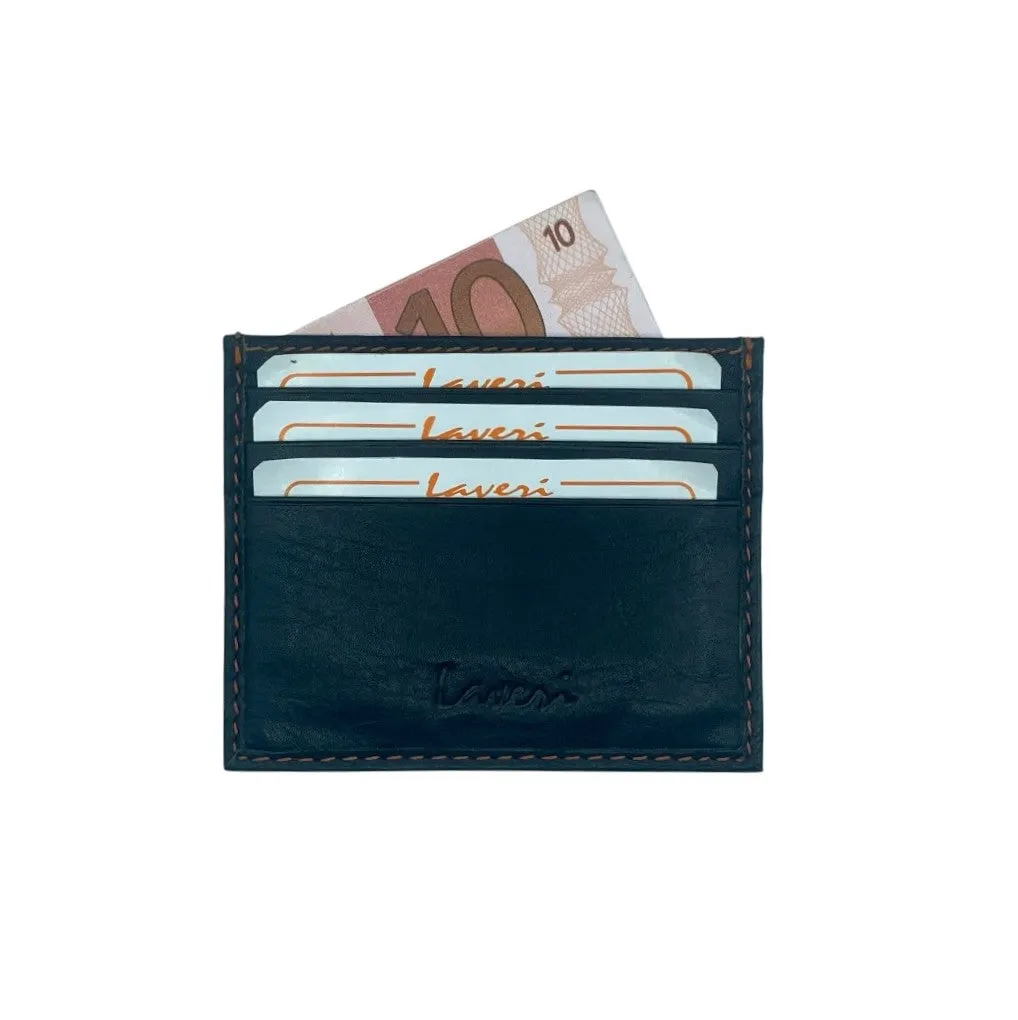 Super Slim Soft Genuine Leather Card Holder, Mini Credit Card Wallet # 1066/3
