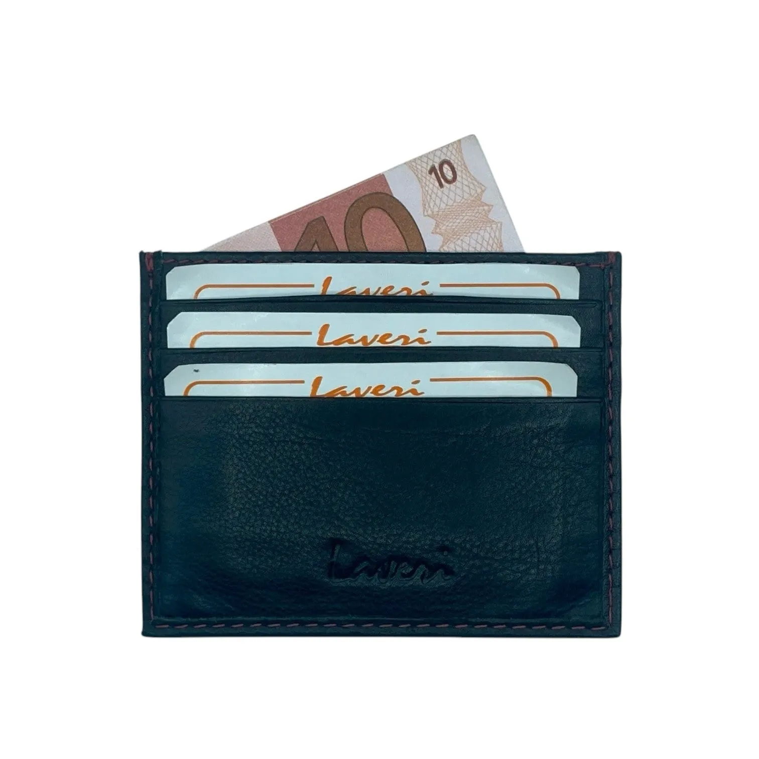 Super Slim Soft Genuine Leather Card Holder, Mini Credit Card Wallet # 1066/3