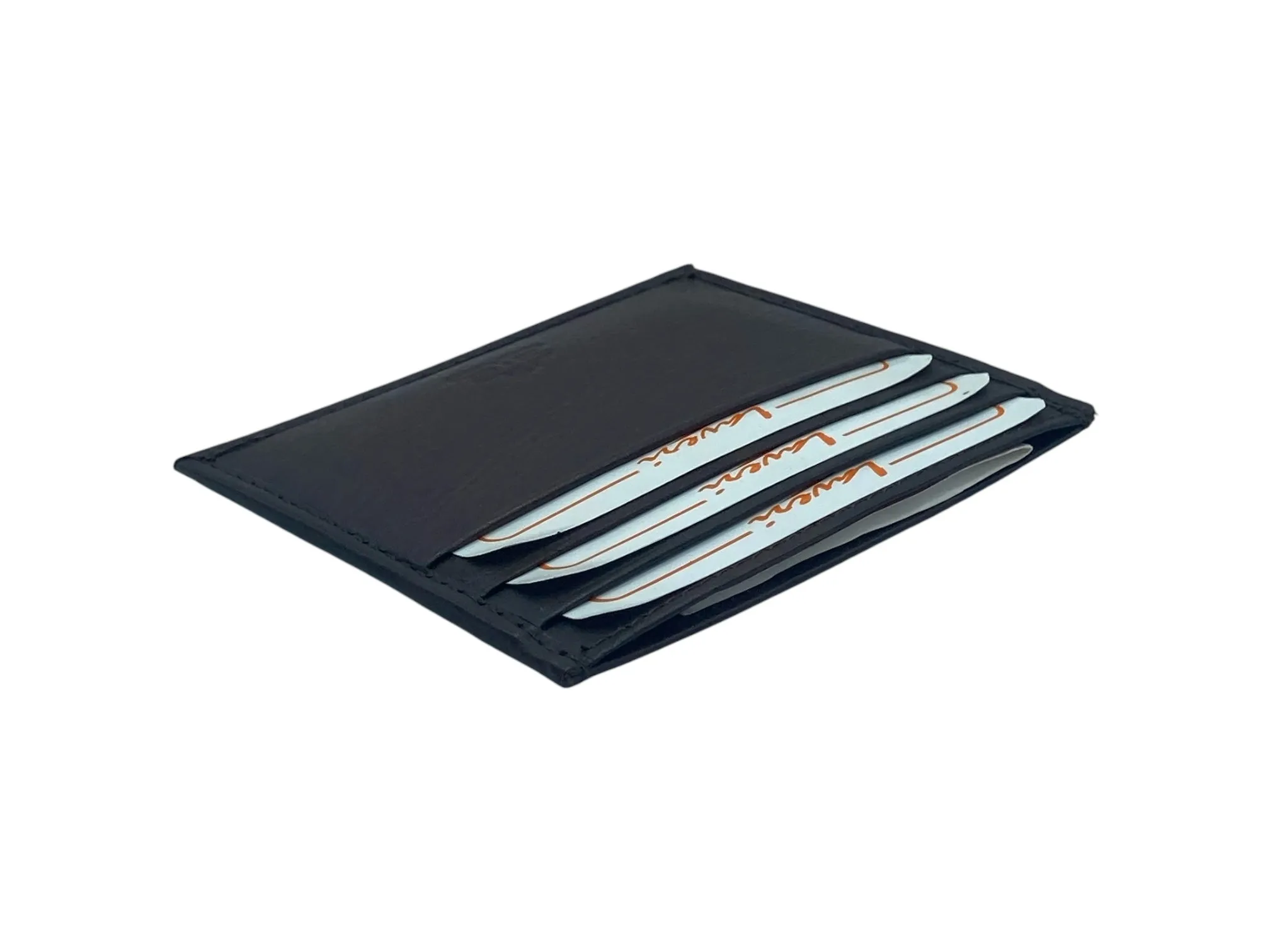 Super Slim Soft Genuine Leather Card Holder, Mini Credit Card Wallet # 1066/3