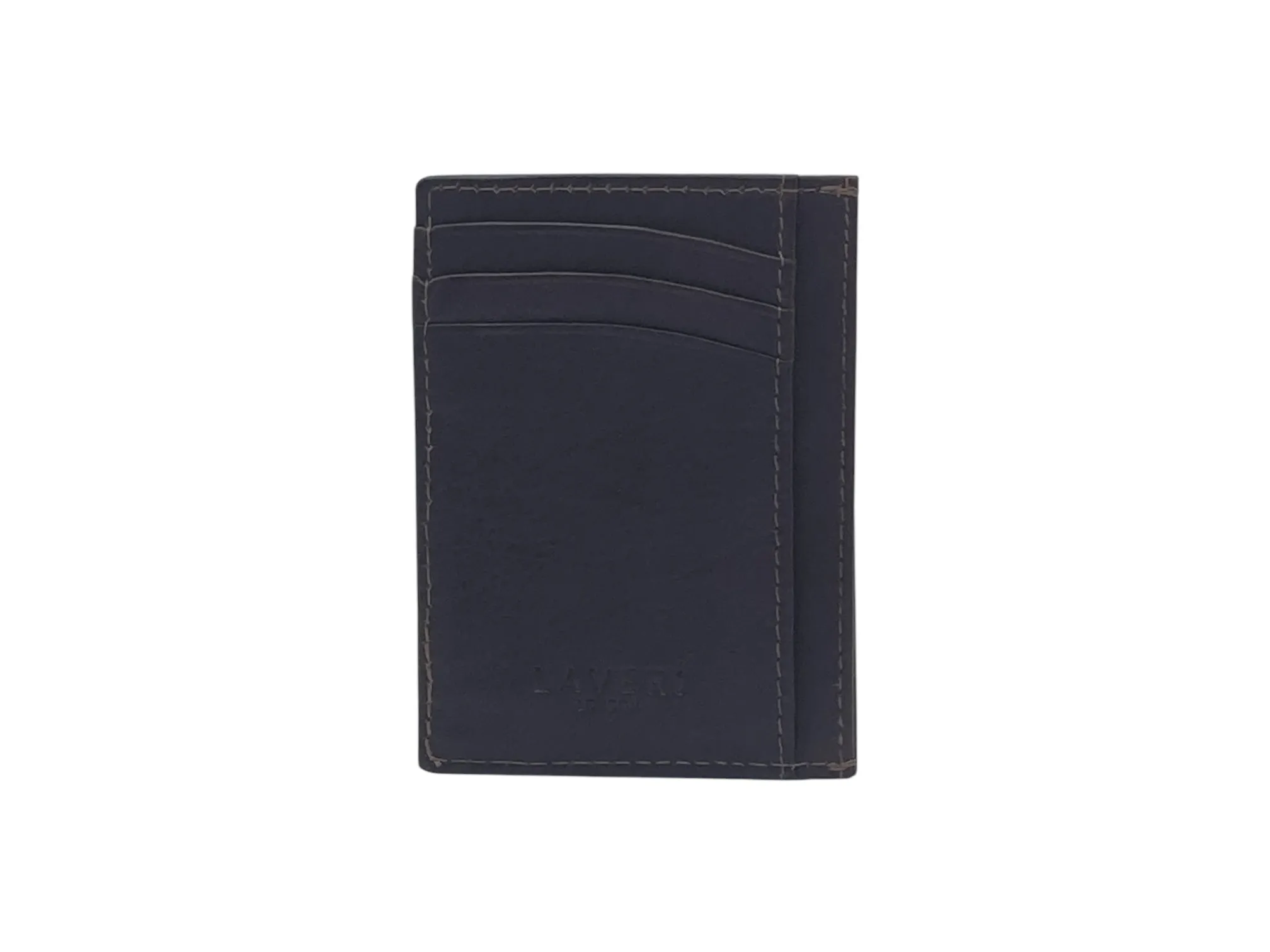 Super Slim Soft Genuine Leather Card Holder, Mini Credit Card Wallet # 1598N
