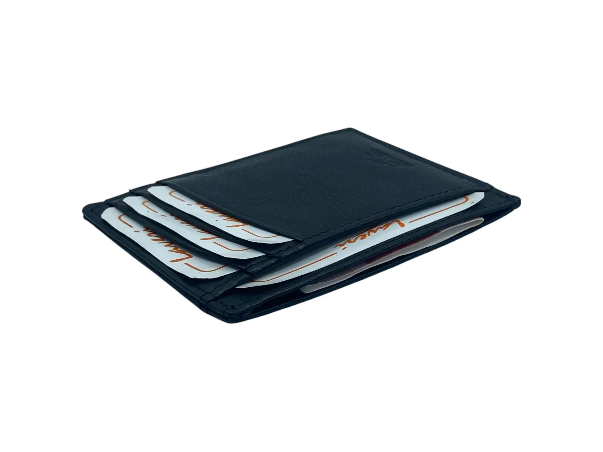 Super Slim Soft Genuine Leather Card Holder, Mini Credit Card Wallet # 1598N