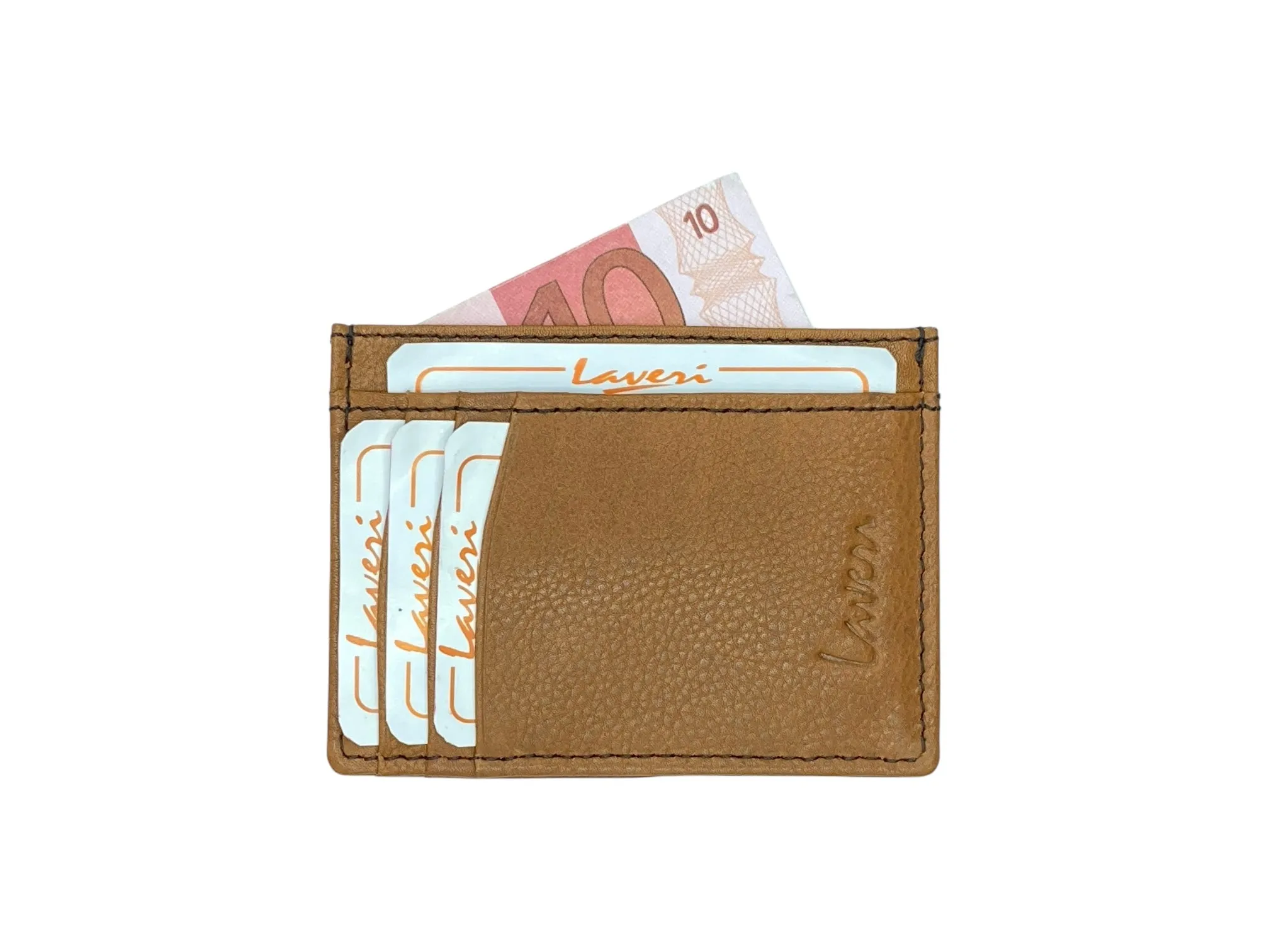 Super Slim Soft Genuine Leather Card Holder, Mini Credit Card Wallet # 1598N