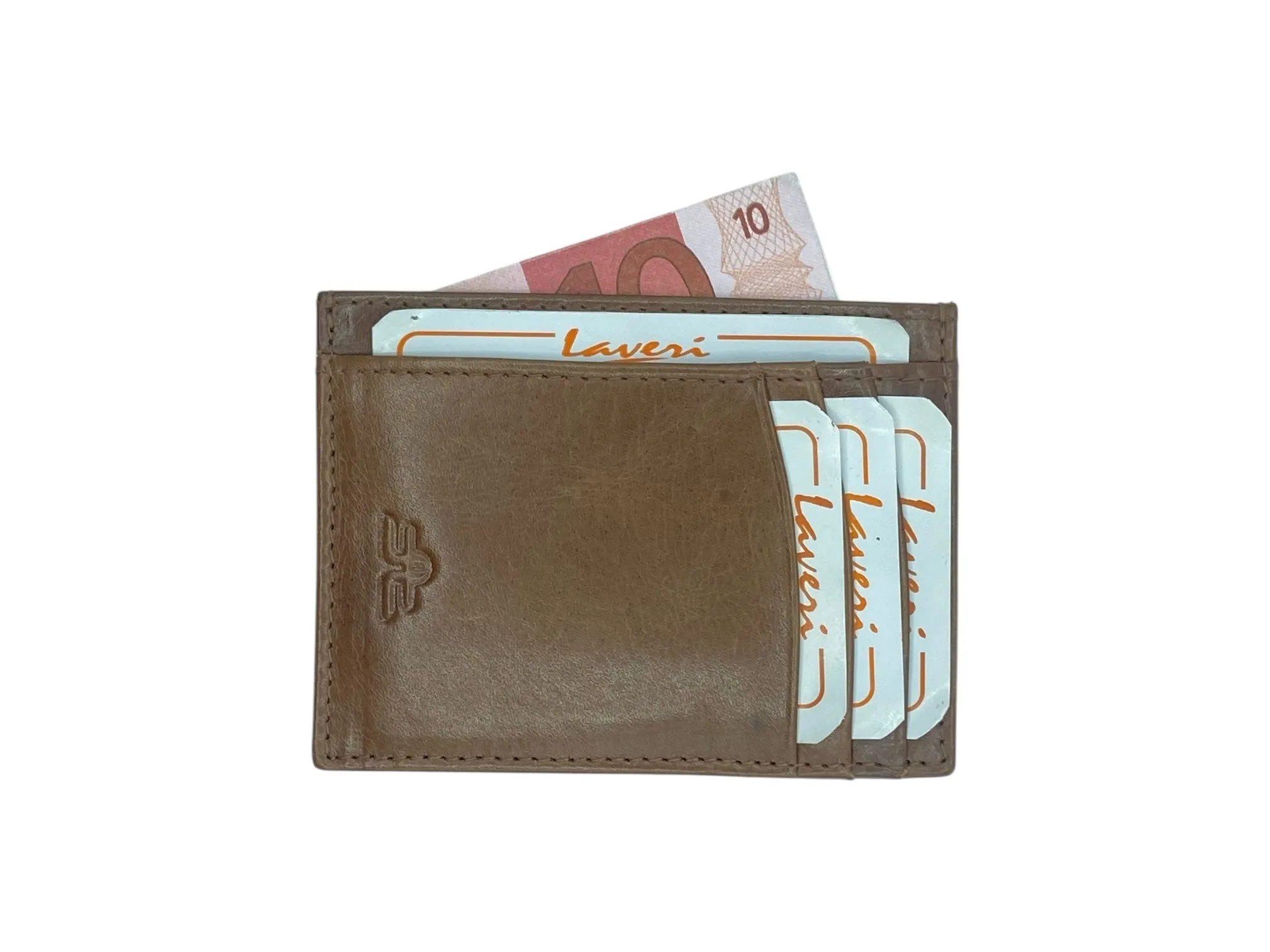 Super Slim Soft Genuine Leather Card Holder, Mini Credit Card Wallet # 1598N