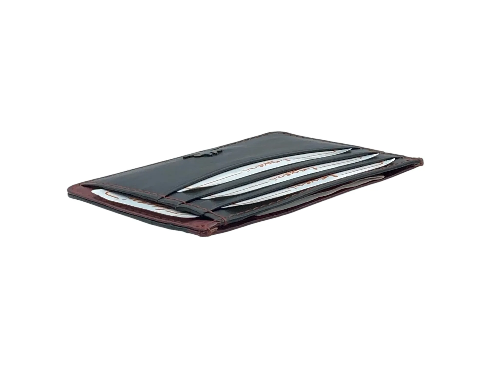 Super Slim Soft Genuine Leather Card Holder, Mini Credit Card Wallet # 685N