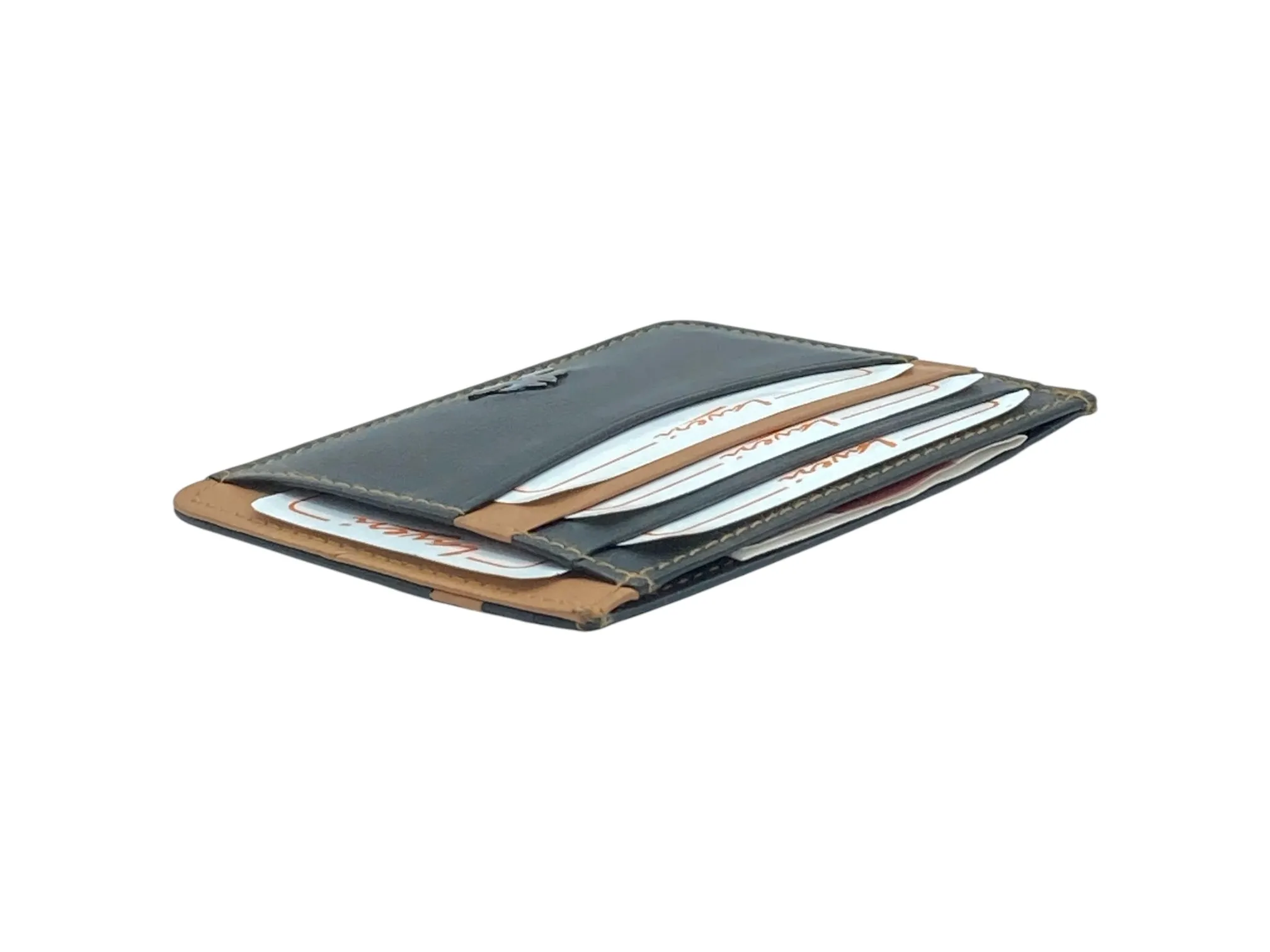 Super Slim Soft Genuine Leather Card Holder, Mini Credit Card Wallet # 685N
