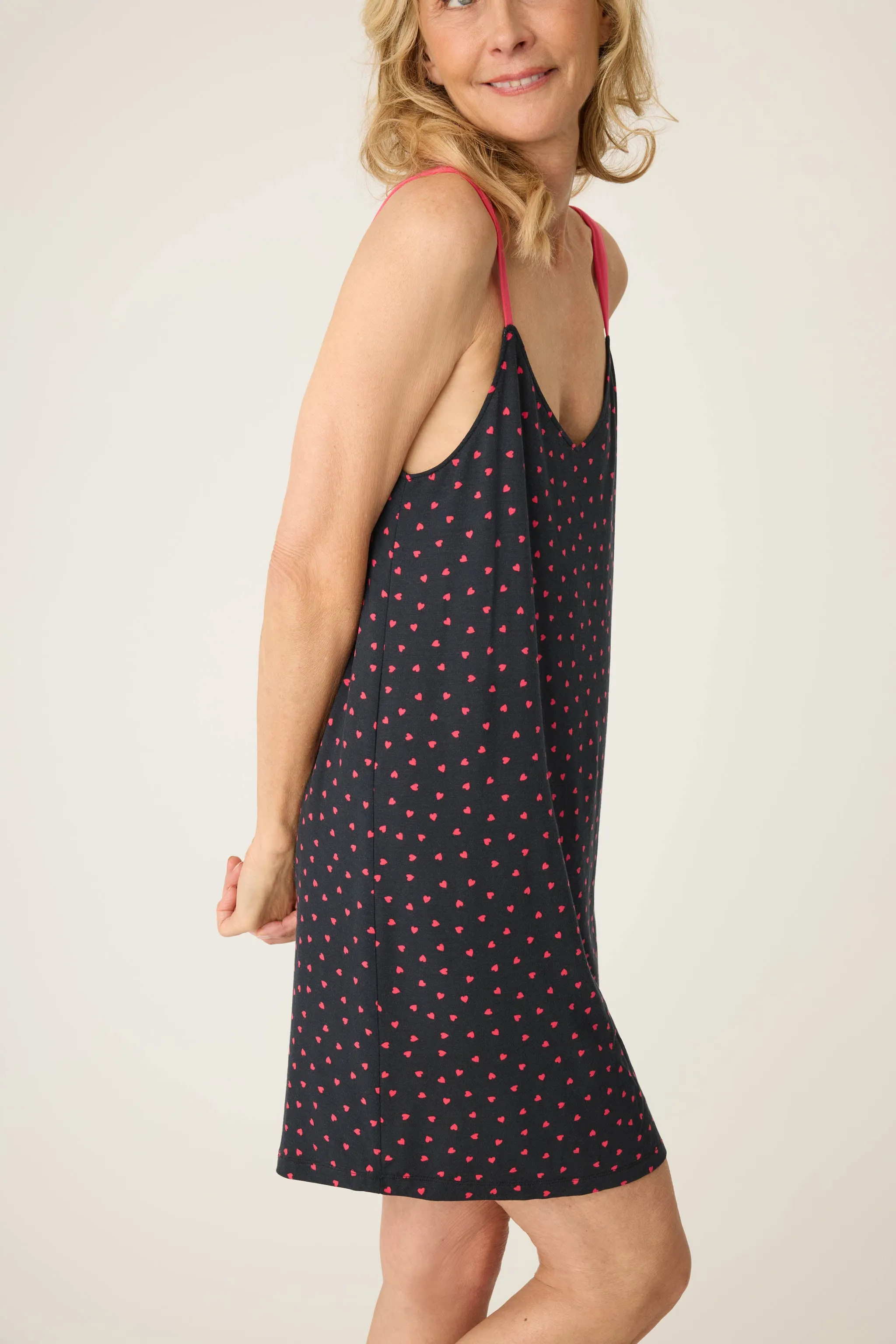 Sweet Dreams Chemise In Black - P.J. Salvage