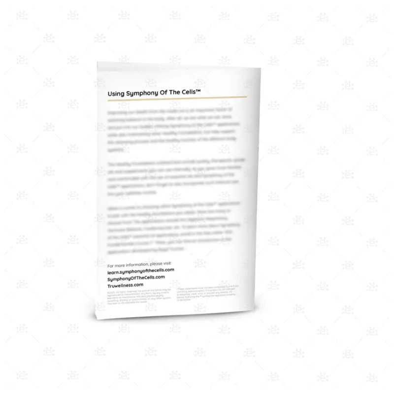 Symphony of the Cells Healthy Foundation - Single Brochure