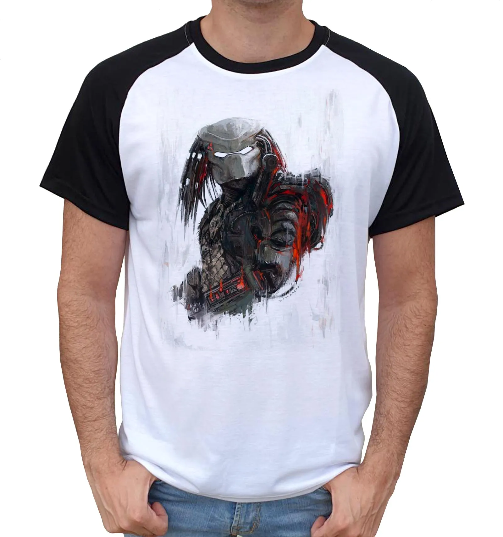 T-Shirt Predator Bi-colore - Predator 1987 ART Memory