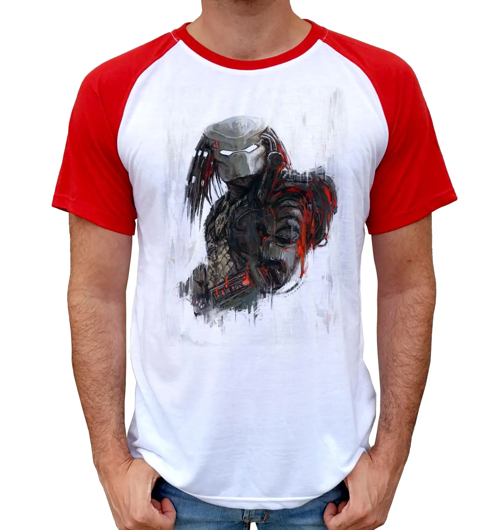 T-Shirt Predator Bi-colore - Predator 1987 ART Memory