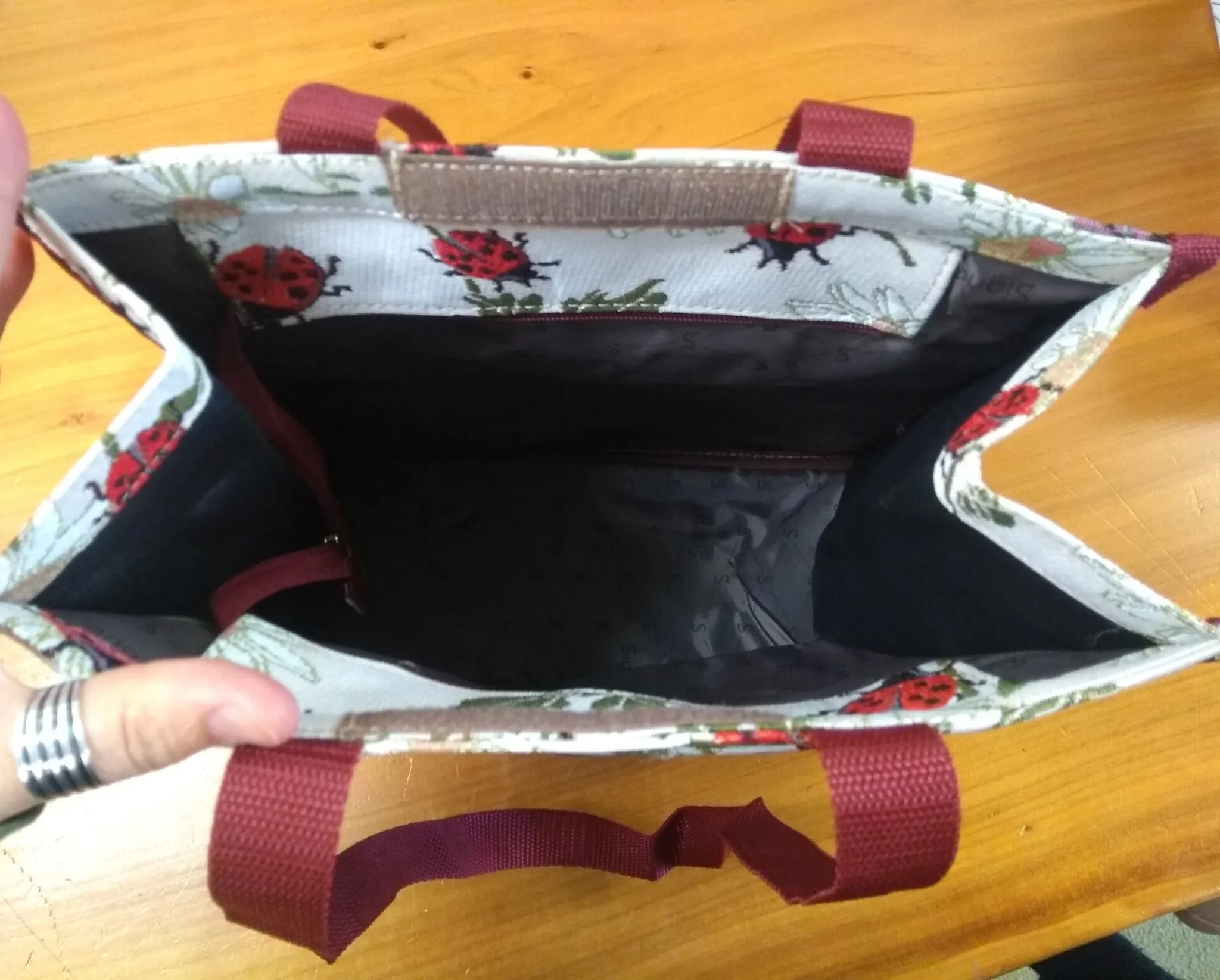 Tapestry Shopper Bag - Lavender