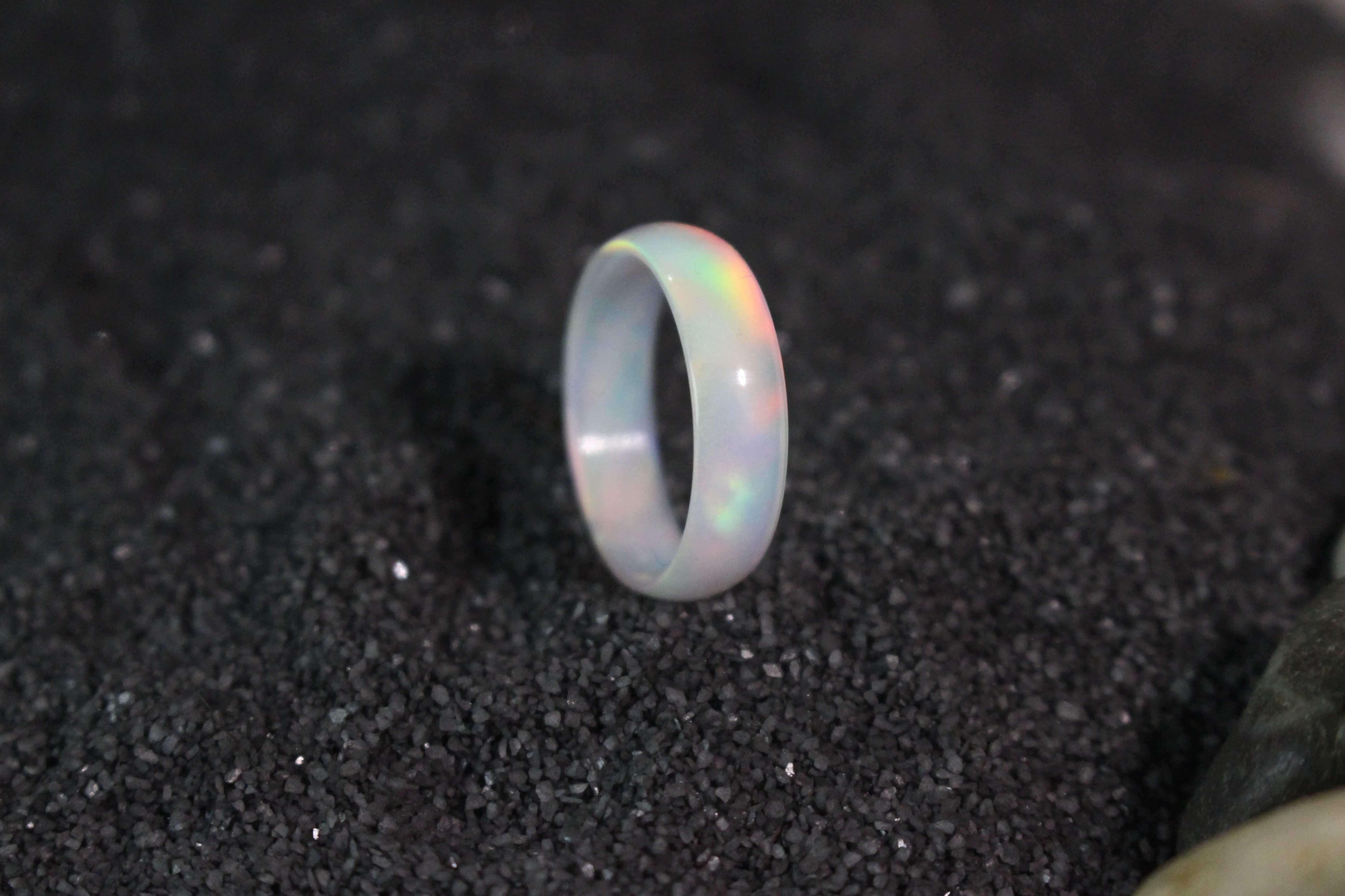 The Atlas - White Opal Ring