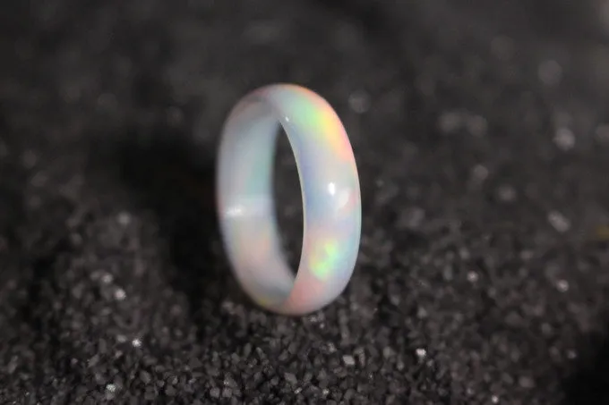The Atlas - White Opal Ring