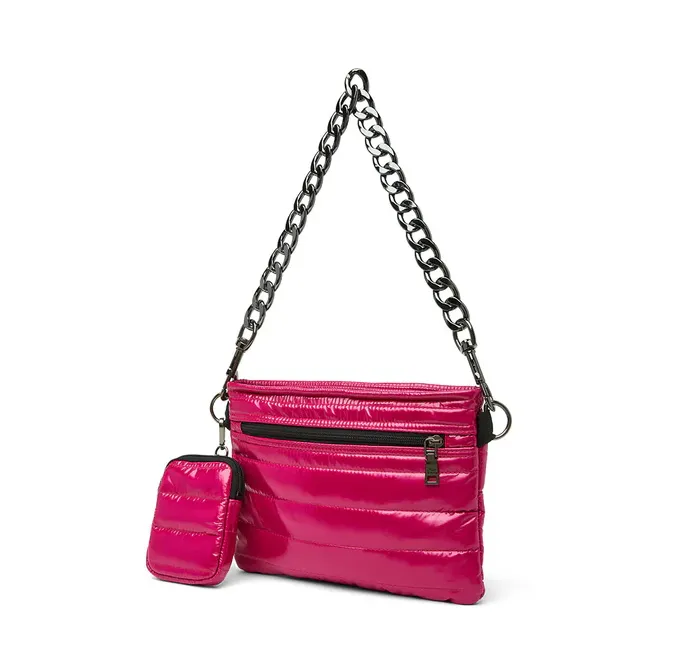 Think Royln Downtown Cross Body - Glossy Garnet