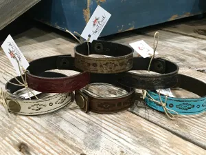 Tooled Leather Bracelet