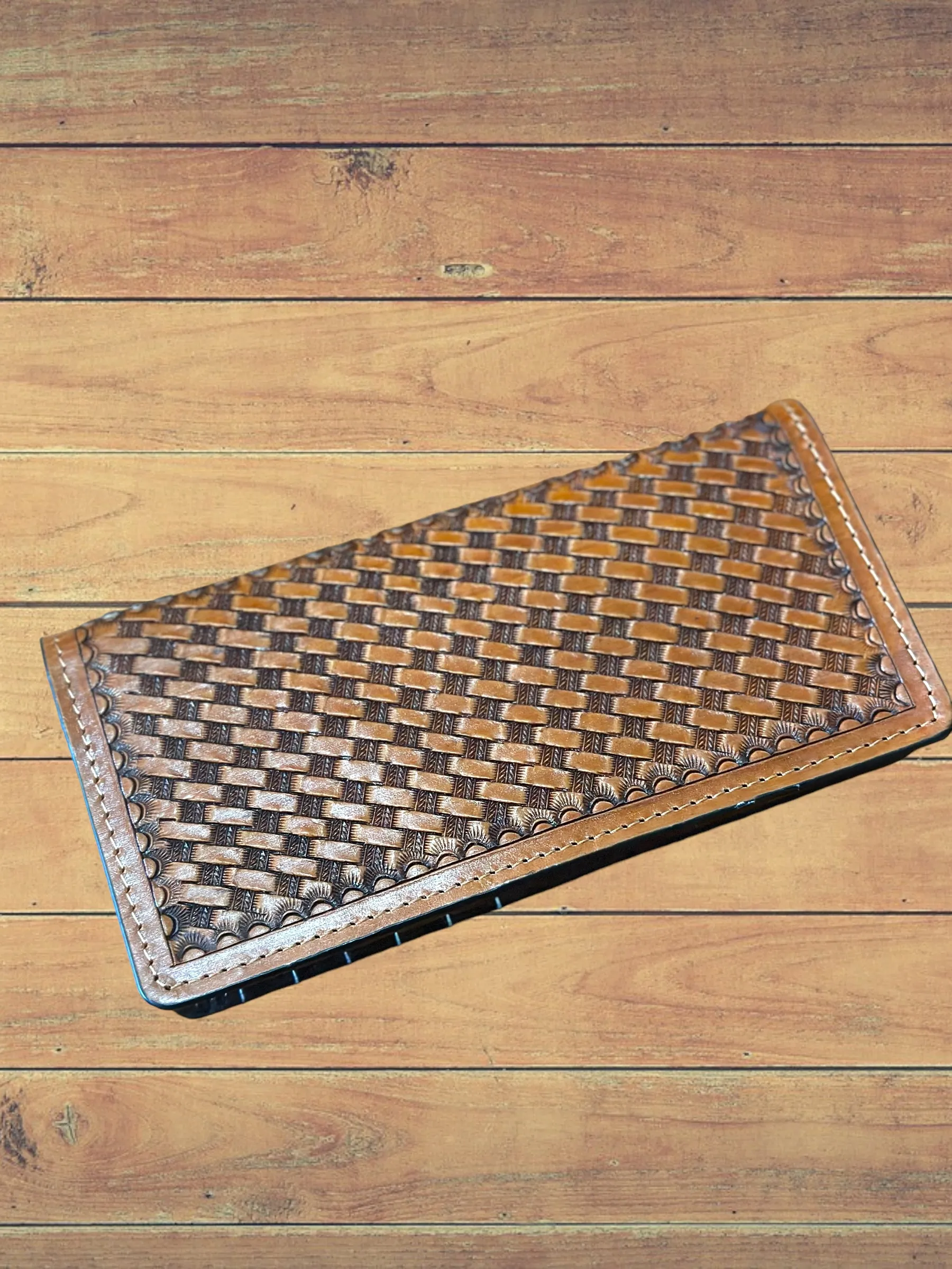 Tooled Men's Cowhide wallet