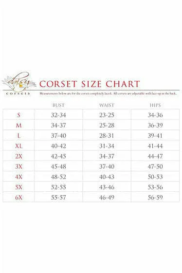Top Drawer Red Patent PVC Steel Boned Under Bust Corset